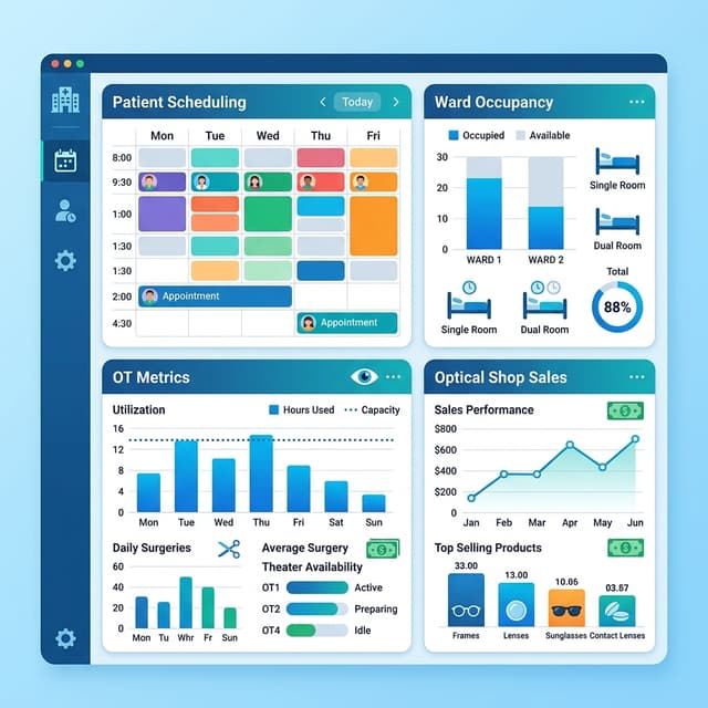 Simplifying Workflows with Eye Hospital Management Software